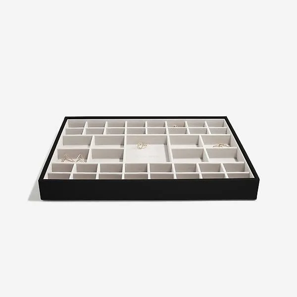 Stackers Supersize 41-Section Tray Black