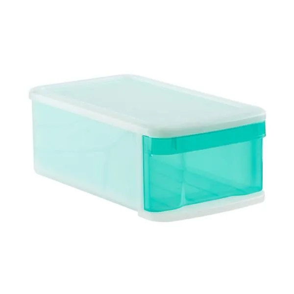 Iris Small Tint Stacking Drawer Aqua