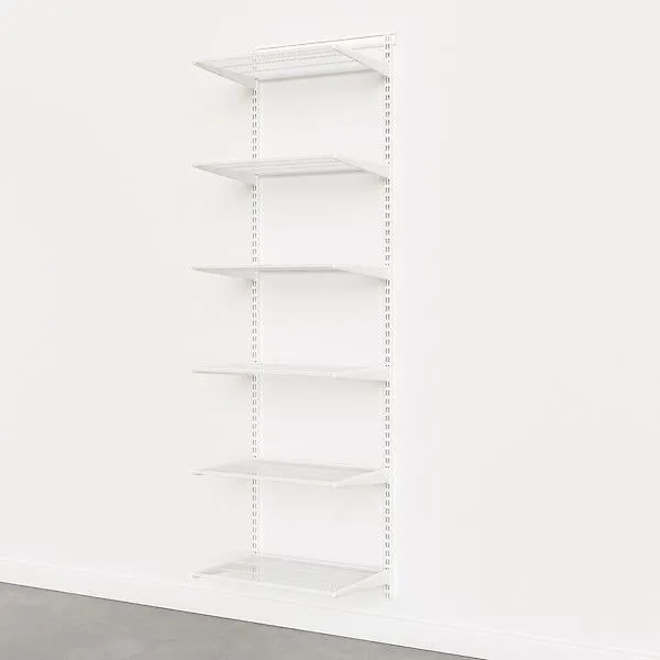Elfa Classic 2' Basic Shelving White