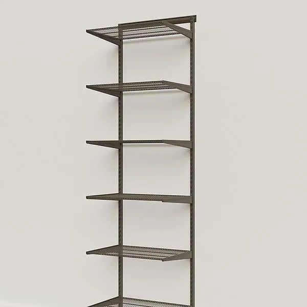 Elfa Classic 2'x12" Basic Shelving Graphite