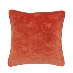 Orange Pumpkin Patch Pillow