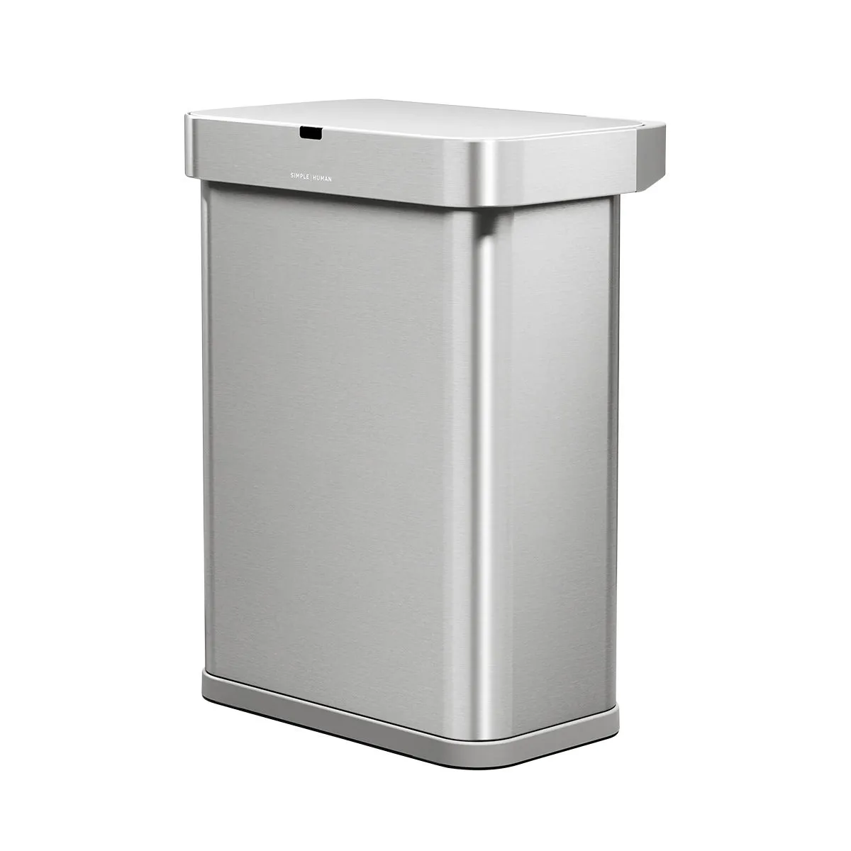 simplehuman 58L Rectangular Sensor Can Brushed Stainless St